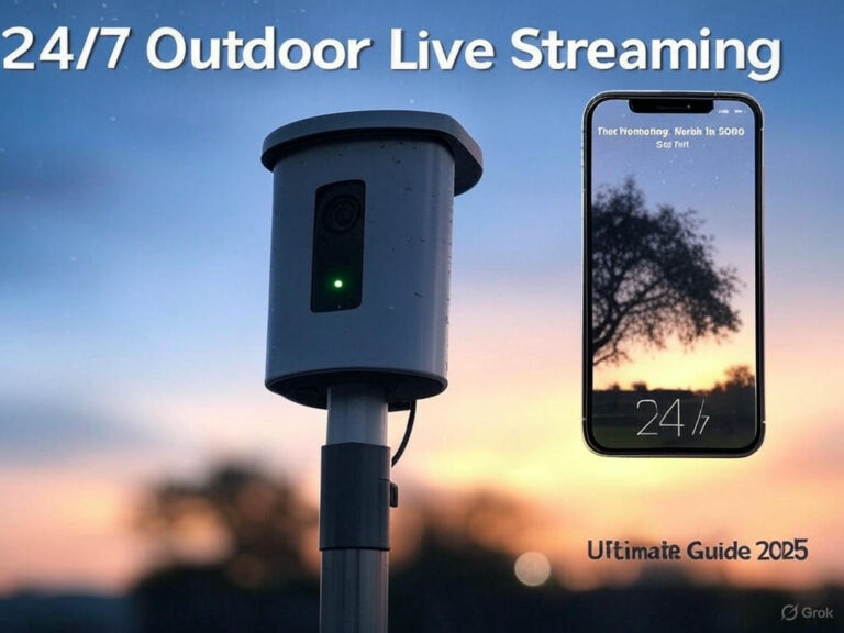 24/7 Live Stream Camera Outdoor | Ultimate Guide All-Day Night Streaming