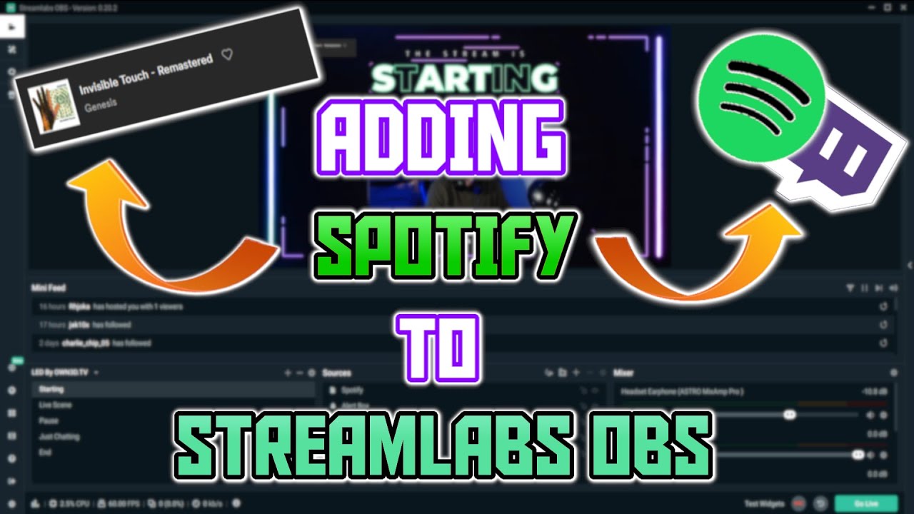 How to Add Spotify to Streamlabs