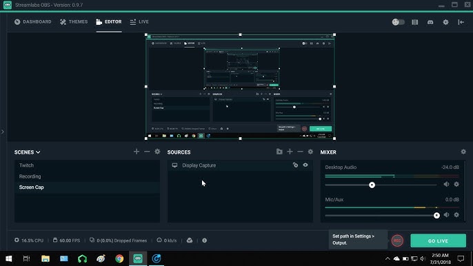 How to Capture Duplicated Screen in Streamlabs