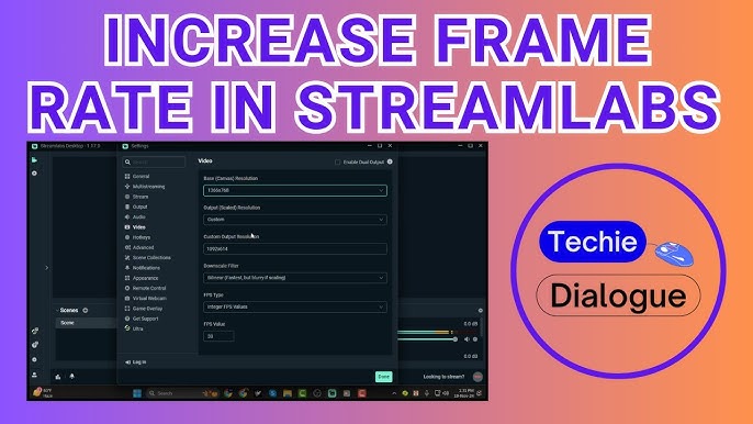 How to Increase Frame Rate Streamlabs Obs