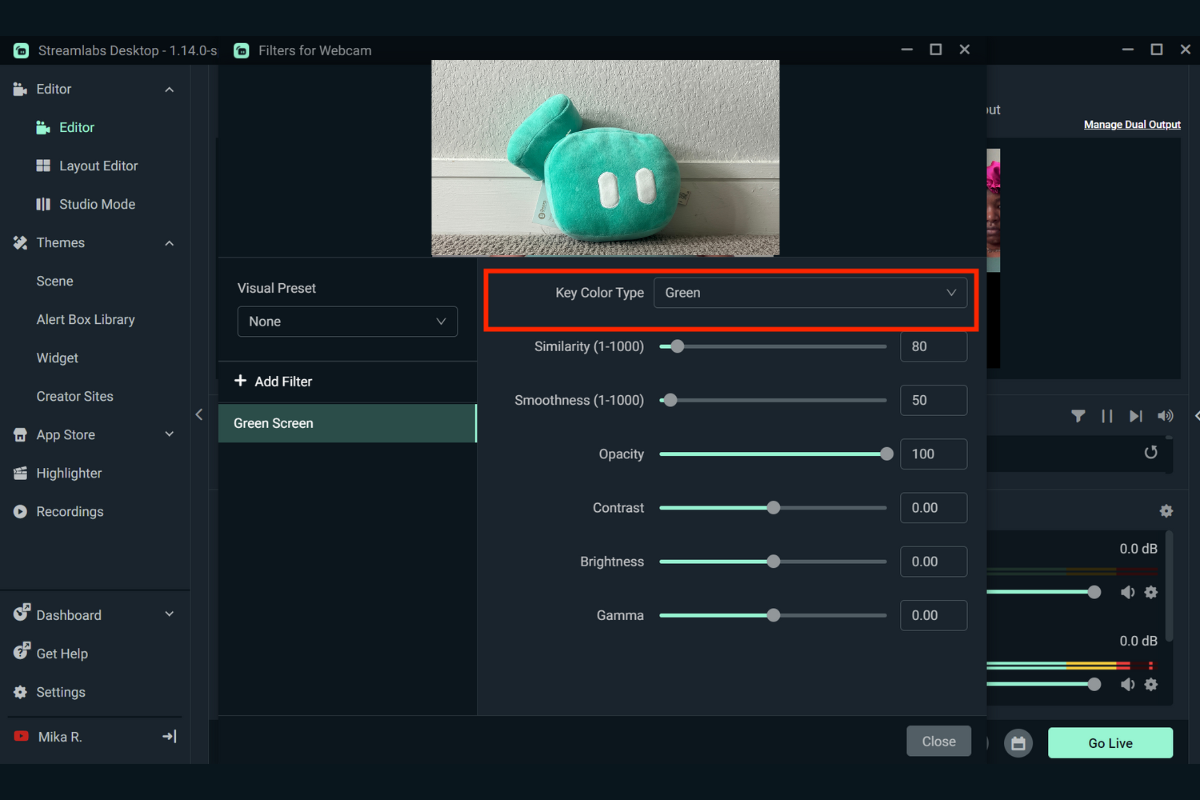 How to Remove Green Screen in Streamlabs