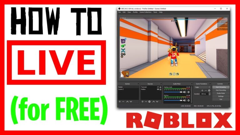 How to Stream Roblox