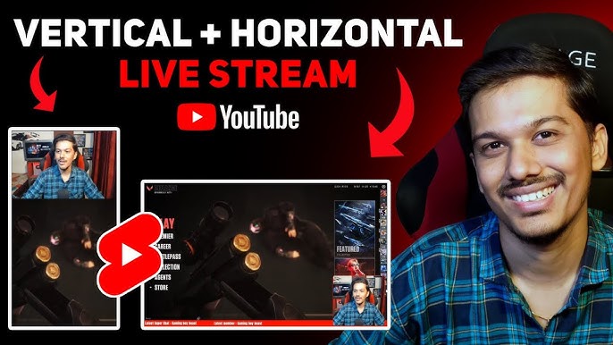How to Stream Vertical And Horizontal on Youtube