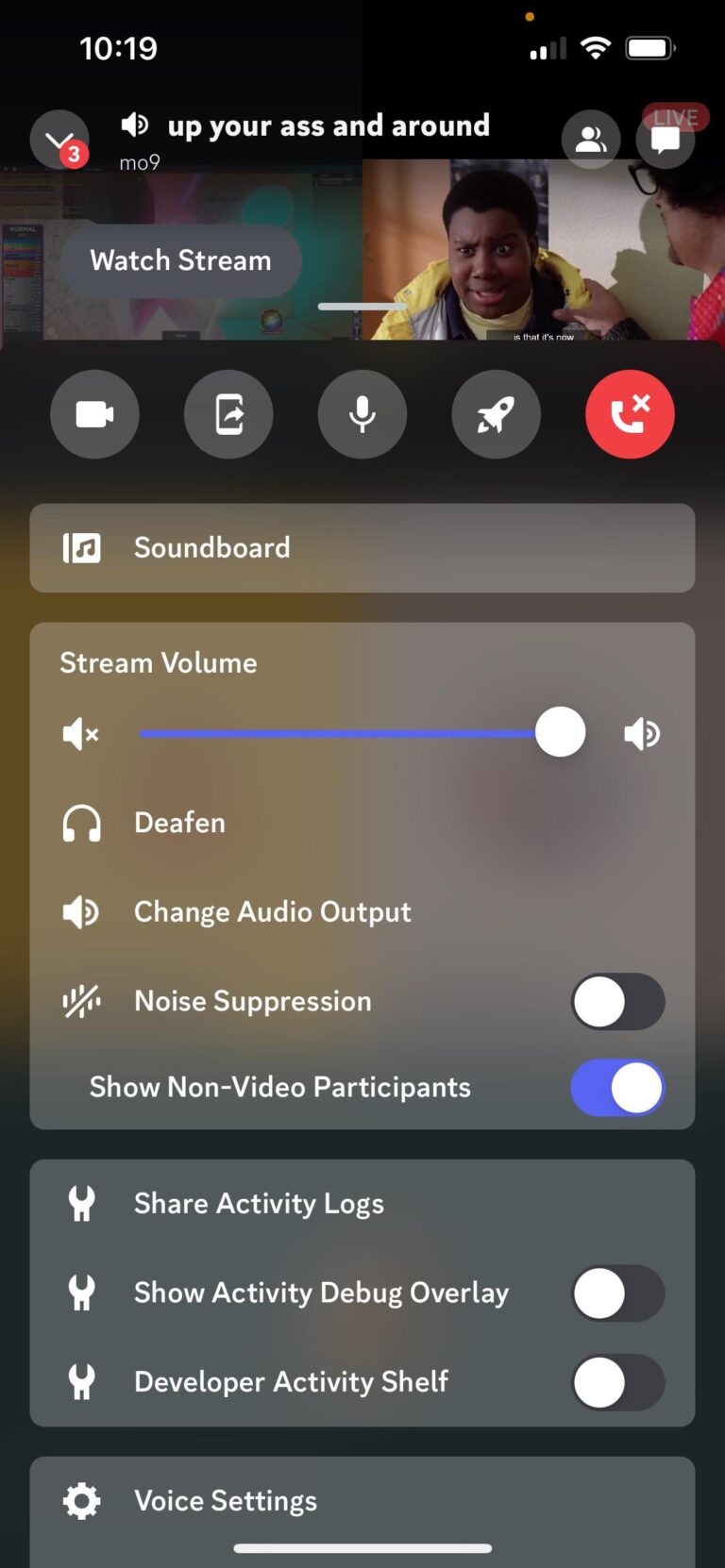 How to Unmute Stream on Discord Mobile