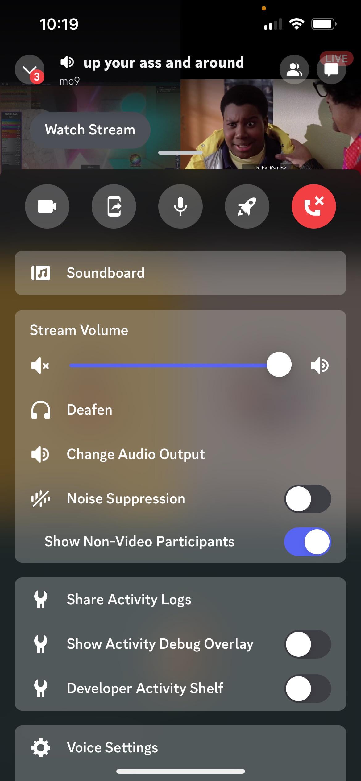 How to Unmute Stream on Discord Mobile